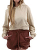 hinnominate felpa cappuccio donna hmabw02363 beige 166455220
