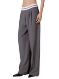 Hinnominate Pantalone Palazzo Donna HMABW02542 - Grigio