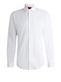Hugo Boss Camicia Classica Uomo 50289499 Open White - Bianco