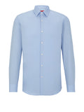 Hugo Boss Camicia Classica Uomo 50289499 Light/pastel Blue - Celeste