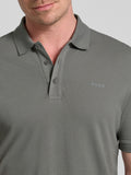 Hugo Boss Polo Donos Uomo 50466182 Dark Grey - Grigio
