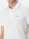 Hugo Boss Polo Paddy Uomo 50469055 Open White - Bianco