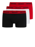Hugo Boss Boxer Triplet Pack Rosso Bianco Nero Uomo 50469786 Multi Color - Multicolore