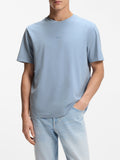 Hugo Boss T-shirt Uomo 50473278 Light/pastel Blue - Celeste