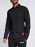 Hugo Boss Camicia Classica Uomo 50475687 Black - Nero