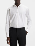 Hugo Boss Camicia Classica Uomo 50475687 Open White - Bianco