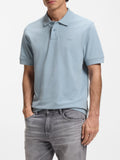 Hugo Boss Polo Prime Uomo 50507813 Light/pastel Blue - Celeste
