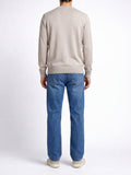 Hugo Boss Pullover Asac Uomo 50508766 Open Grey - Grigio