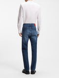 Hugo Boss Jeans Slim Uomo 50556089 Medium Blue - Denim