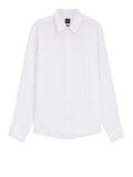 Hugo Boss Camicia Classica Uomo 50567579 White - Bianco