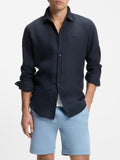 Hugo Boss Camicia Classica Uomo 50567579 - Blu