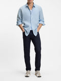 Hugo Boss Camicia Classica Uomo 50567579 Open Blue - Celeste