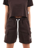 Icon Shorts Sportivi Donna IDB002 Moro - Marrone