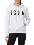 Icon Felpa Cappuccio Donna IDF008 - Bianco