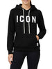 icon felpa cappuccio donna idf008 nero 160219529