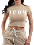 Icon T-shirt Donna IDT005 - Avorio