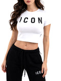 Icon T-shirt Donna IDT005 - Bianco