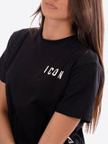 Icon T-shirt Donna IDT006 - Nero