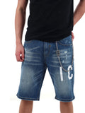 Icon Bermuda Jeans Uomo IUD018 - Denim