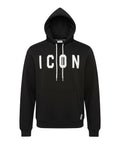Icon Felpa Cappuccio Uomo IUF006 - Nero
