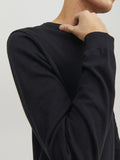 Jack e Jones Pullover Uomo 12137190 Black - Nero