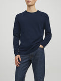 Jack e Jones Pullover Uomo 12137190 Navy Blazer - Blu