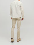 Jack e Jones Pantalone Chino Tmarco Bowie Uomo 12150148 Oxford Tan - Beige