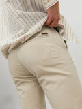 Jack e Jones Pantalone Chino Tmarco Bowie Uomo 12150148 Oxford Tan - Beige