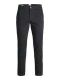 Jack e Jones Pantalone Chino Uomo 12150158 Black - Nero