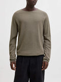 Jack e Jones Pullover Uomo 12157321 Vetiver - Grigio