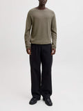 Jack e Jones Pullover Uomo 12157321 Vetiver - Grigio