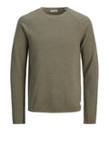 Jack e Jones Pullover Uomo 12157321 Vetiver - Grigio