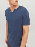 Jack e Jones T-shirt Uomo 12164972 Navy Blazer Slim - Blu