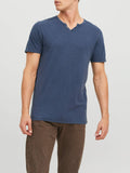 Jack e Jones T-shirt Uomo 12164972 Navy Blazer Slim - Blu
