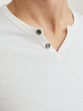 Jack e Jones T-shirt Uomo 12164972 Cloud Dancer Slim - Bianco