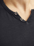 Jack e Jones T-shirt Uomo 12164972 Black Slim - Nero