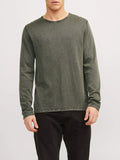 Jack e Jones T-shirt Leo Uomo 12174001 Dusty Olive - Verde