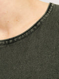 Jack e Jones T-shirt Leo Uomo 12174001 Dusty Olive - Verde