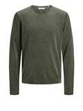 Jack e Jones T-shirt Leo Uomo 12174001 Dusty Olive - Verde