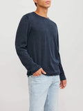 Jack e Jones T-shirt Leo Uomo 12174001 Navy Blazer - Blu