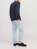 Jack e Jones T-shirt Leo Uomo 12174001 Navy Blazer - Blu