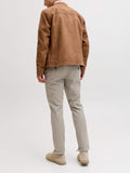 Jack e Jones Pantalone Chino Marco Fury Uomo 12206198 Vetiver - Grigio