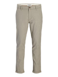Jack e Jones Pantalone Chino Marco Fury Uomo 12206198 Vetiver - Grigio
