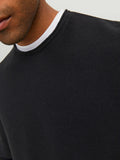 Jack e Jones Pullover Twin Uomo 12227443 Black - Nero