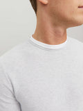 Jack e Jones Pullover Twin Uomo 12227443 Light Grey Melange - Grigio