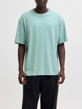 Jack e Jones T-shirt Bradley Uomo 12249319 Mineral Blue - Verde