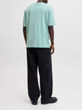 Jack e Jones T-shirt Bradley Uomo 12249319 Mineral Blue - Verde