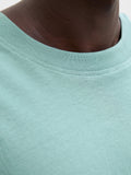 Jack e Jones T-shirt Bradley Uomo 12249319 Mineral Blue - Verde