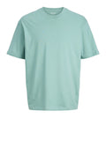 Jack e Jones T-shirt Bradley Uomo 12249319 Mineral Blue - Verde