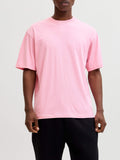 Jack e Jones T-shirt Bradley Uomo 12249319 Prism Pink - Rosa